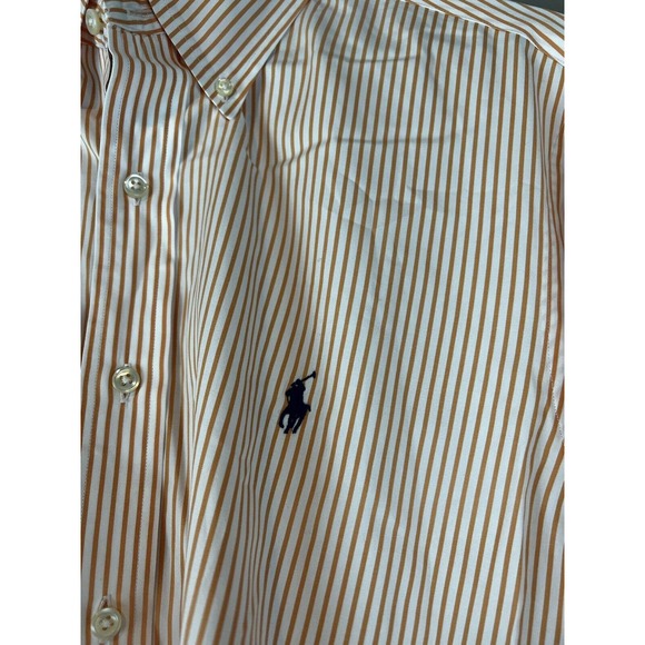 Ralph Lauren 16 1/2 - 36/37 (XL) Classic Fit Striped Long Sleeve Button Up Shirt - Picture 2 of 8